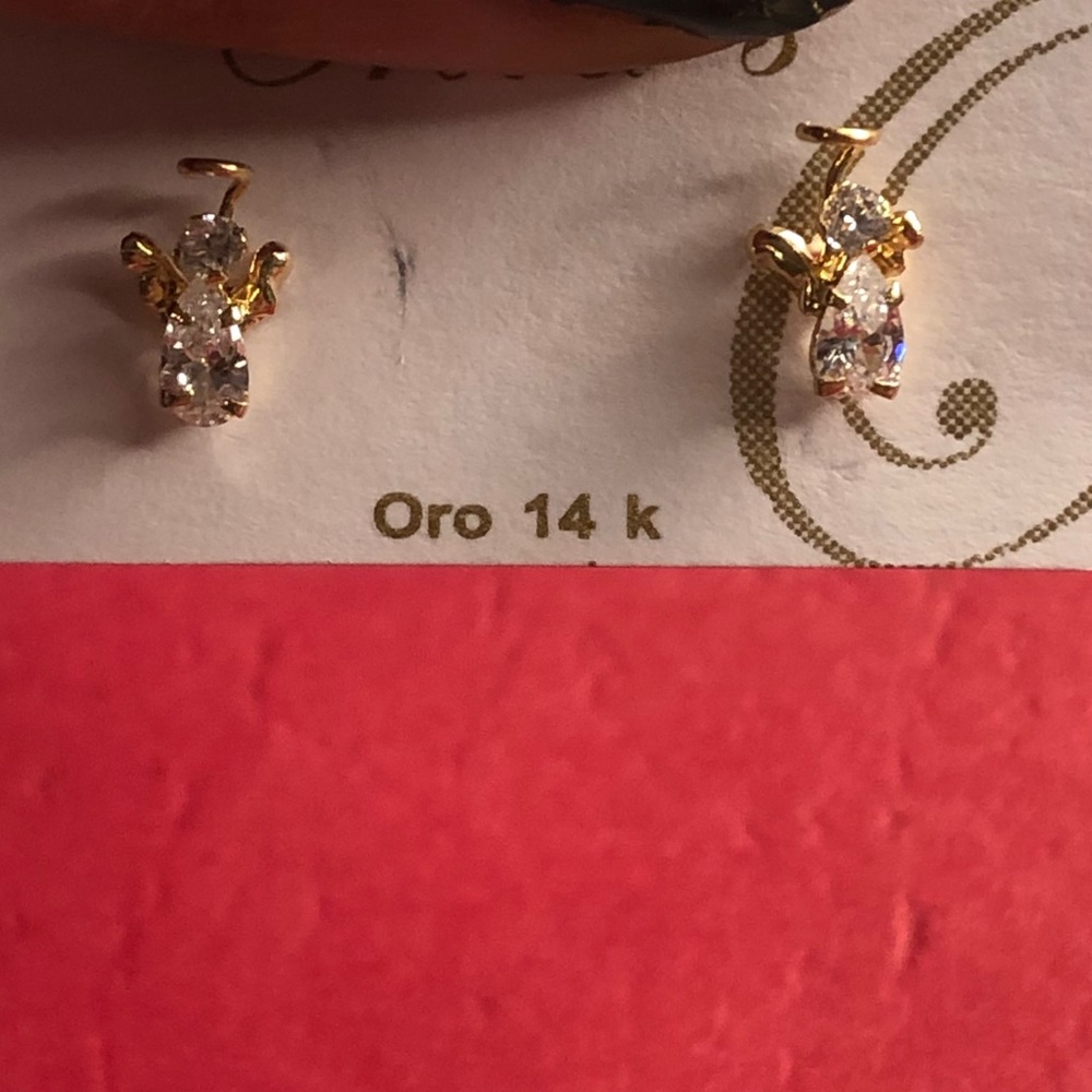 Super cute and unique angle earrings!